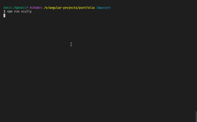 Scully Build Parameterized Route 